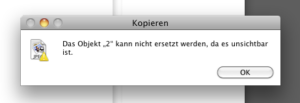 beste Fehlermeldung